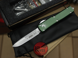 Нож Microtech UTX-70 A+++ Standard S/E - зеленый апокалиптик