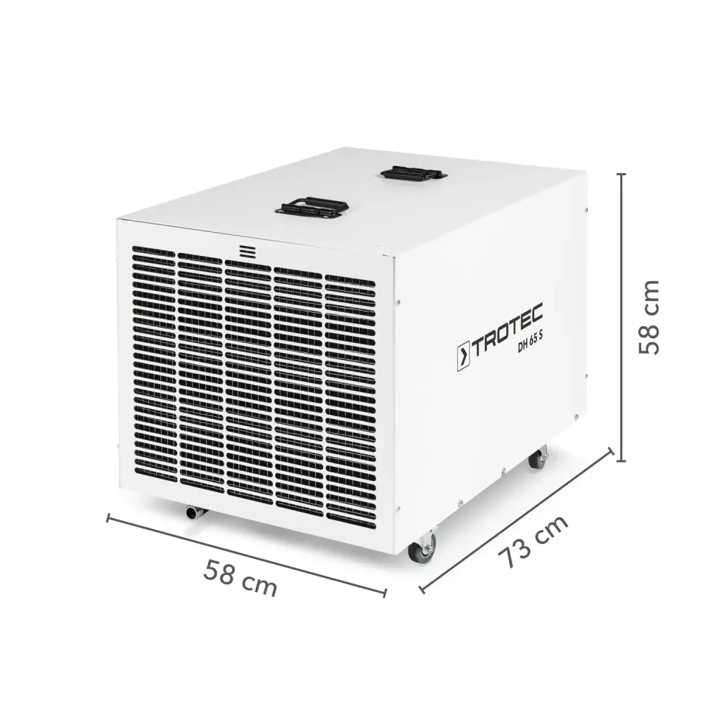 Осушитель воздуха TROTEC DH 65 S - [до 80 л. за сутки / для S≈400 м²]