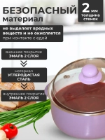 Набор эмалированных кастрюль с крышками — первый сорт
