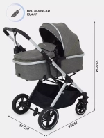 Коляска детская MOWBaby "JASPER" (3в1) MB022