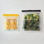 IKEA Зип-пакеты ISTAD для пищевых продуктов прозрачные с черной/желтой полосой, 2.5 л и 1,2 л , 50 шт. (Тайланд)