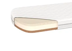 Матрас для кровати KIDI soft от 3 до 7 лет кокос/eco-foam/латекс 12 см (67*167 см)