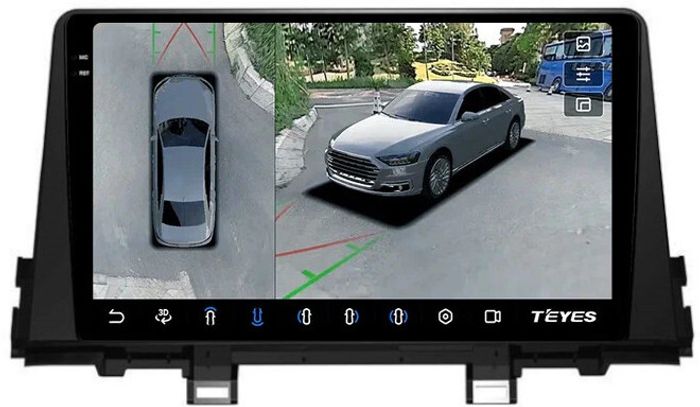 Магнитола для KIA Picanto 3 2017+ - Teyes CC3-2K-360 на Android 10, Быстрая, 2K QLED, CarPlay, 4G SIM-слот, 4 камеры в комплекте