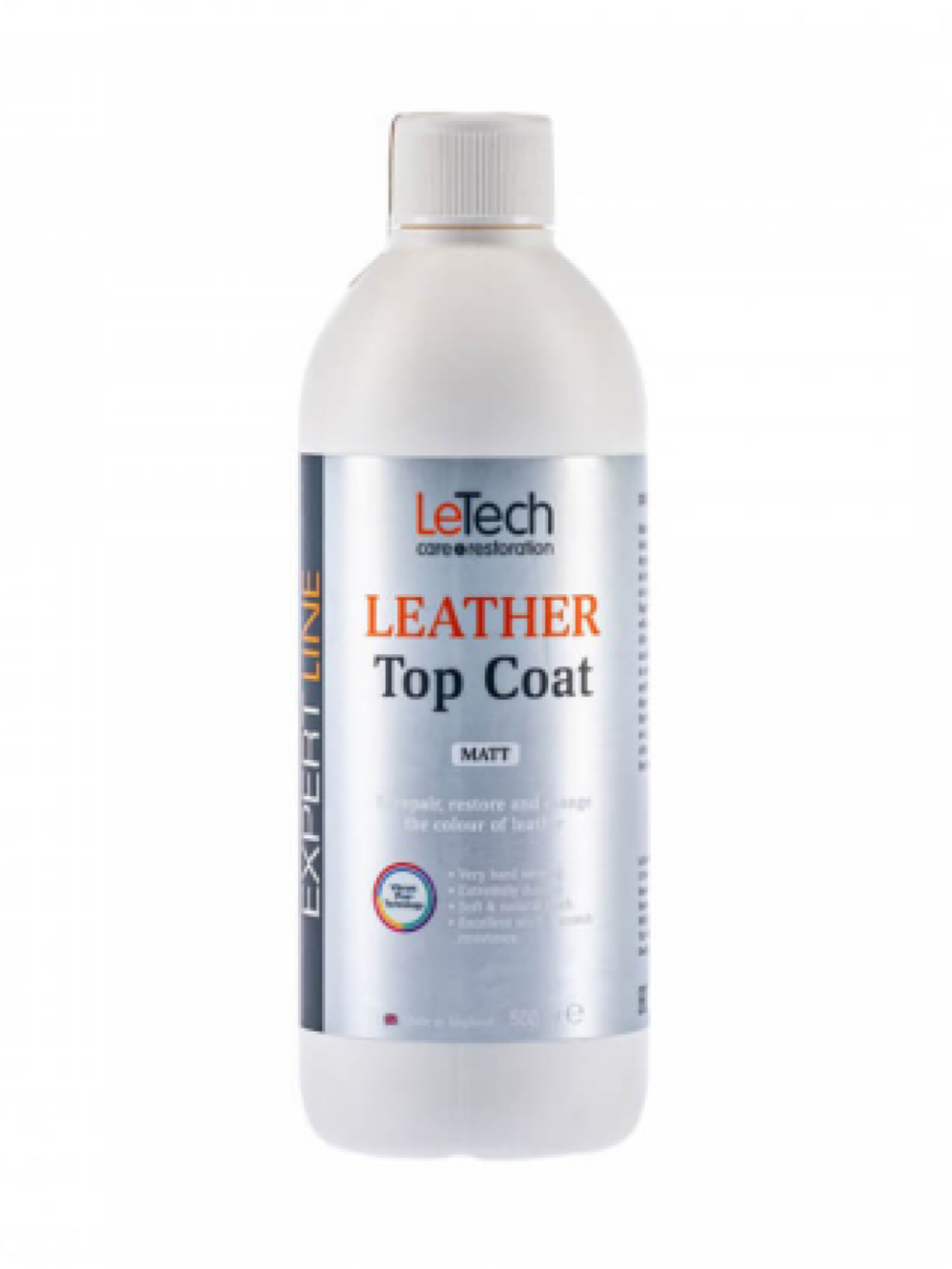 LeTech Expert Line Защитный лак для кожи Матовый (Leather Finish Matt) 500мл