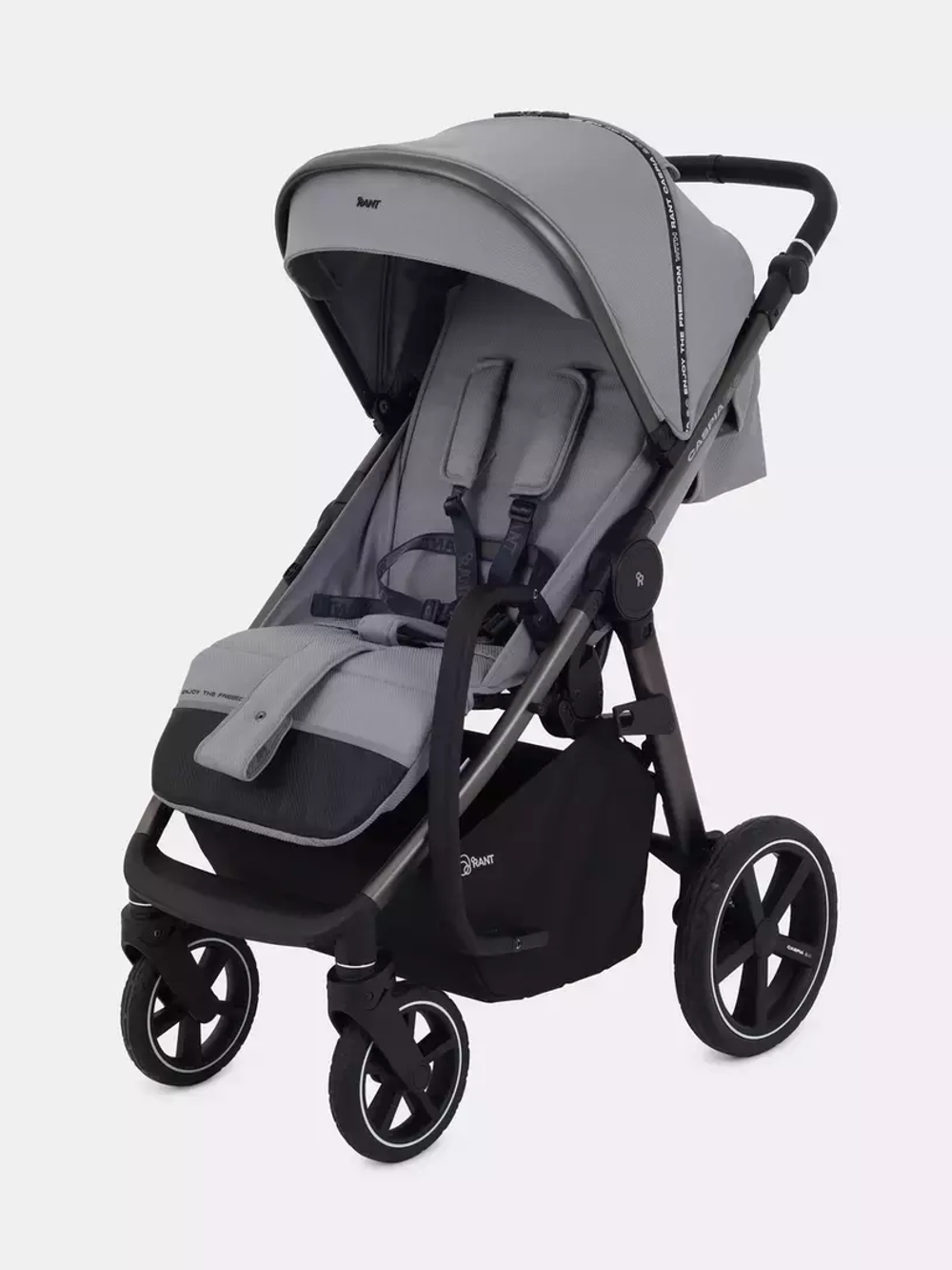Коляска детская RANT "CASPIA 2.0" RA100 Grey