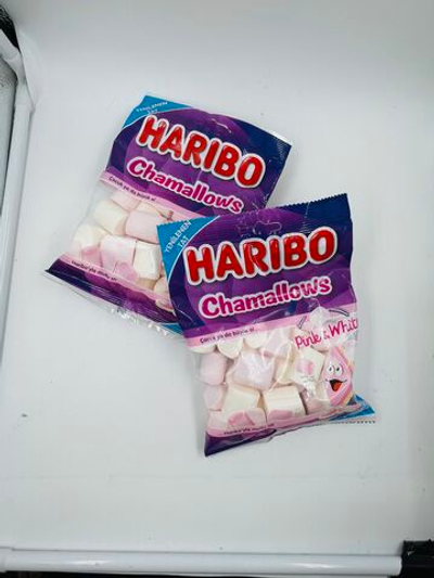 Haribo Chamallows суфле-маршмеллоу бело-розовое, 2 уп. по 70 г