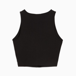 Топ женский PUMA WARDROBE ESS Ribbed Crop Top
