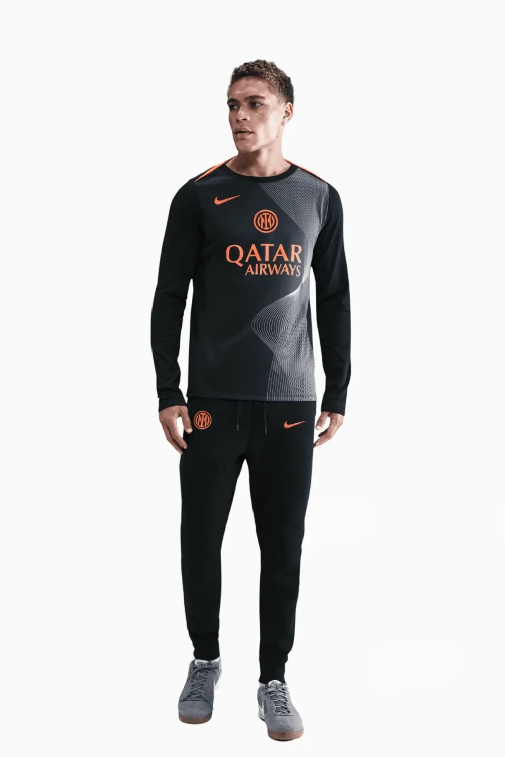 Футболка с длинными рукавами Nike Inter Milan 25/26 Academy Pro - черный