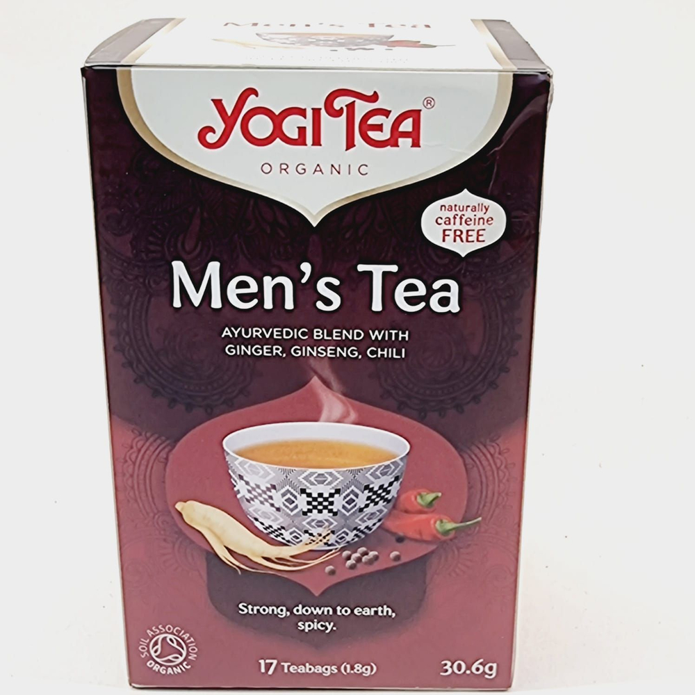 Чай Yogi Tea "Men's Tea" аювердическая смесь "Мужской чай" 17 пакетиков 30.6 г (из Финляндии)