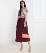 Кожаная Наплечная сумка Michael Kors - розовый(32H3G8EW6L)