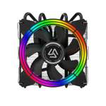 Кулер для CPU Alseye H120T, 1х120мм, 4-pin, Al+Cu, черный/FRGB, 800-2000rpm, 42.5CFM, 35.2дБ, 4-PIPE(прямой контакт), TDP 140Вт, INTEL 1700/1200/115x/775/2011, AMD AM5/AM4/AM3(+)/AM2(+)/FM2/FM1 (AS.01.02.0004)