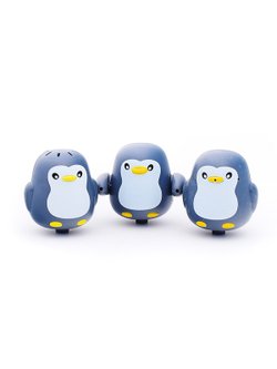 Игрушка для купания пингвины на кораблике (368-8B)