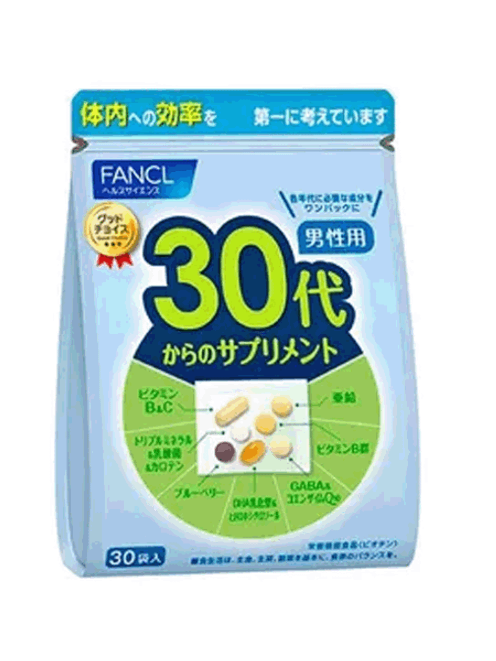 Витаминный комплекс для мужчин от 30 лет, FANCL