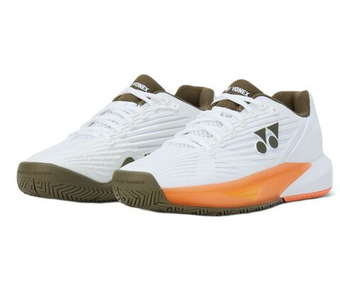 Мужские кроссовки теннисные Yonex Power Cushion Eclipsion 5 - white/brown