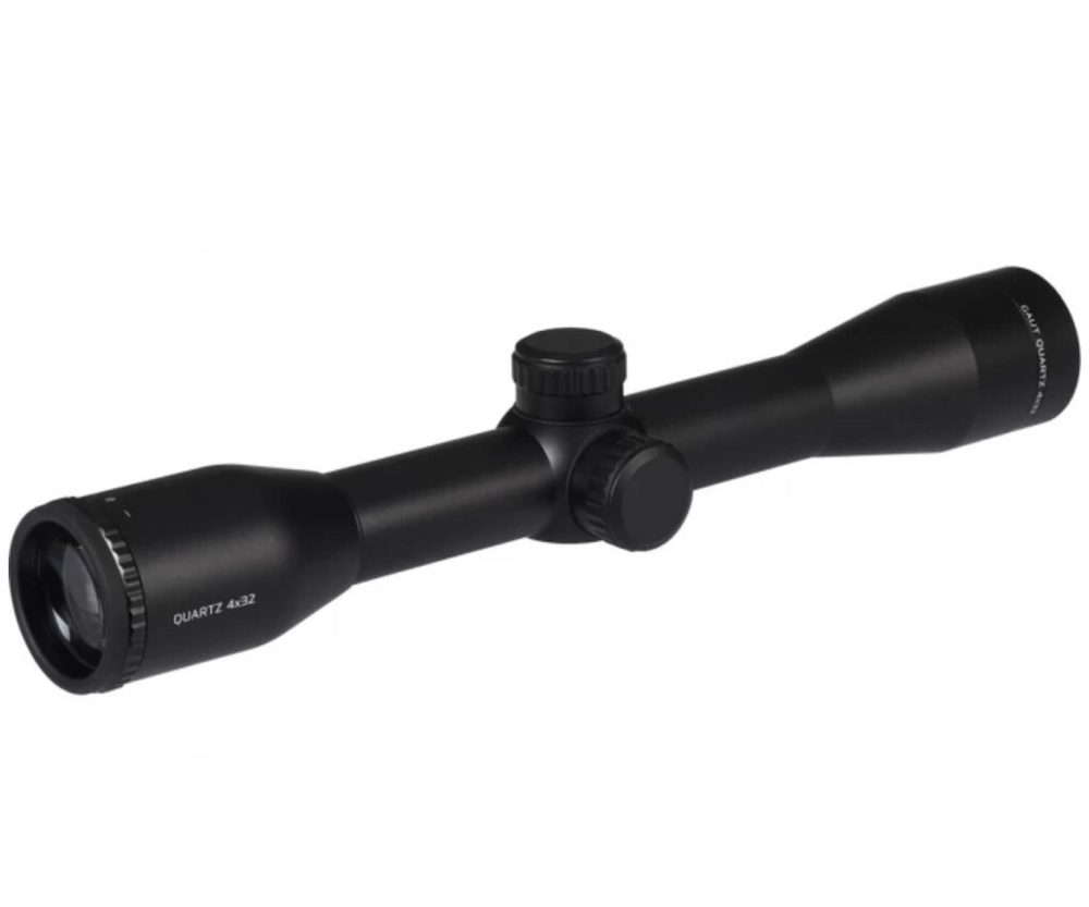 Оптический прицел Gaut Quartz 4x32, сетка 3 (Mil-Dot) нить, без подсветки