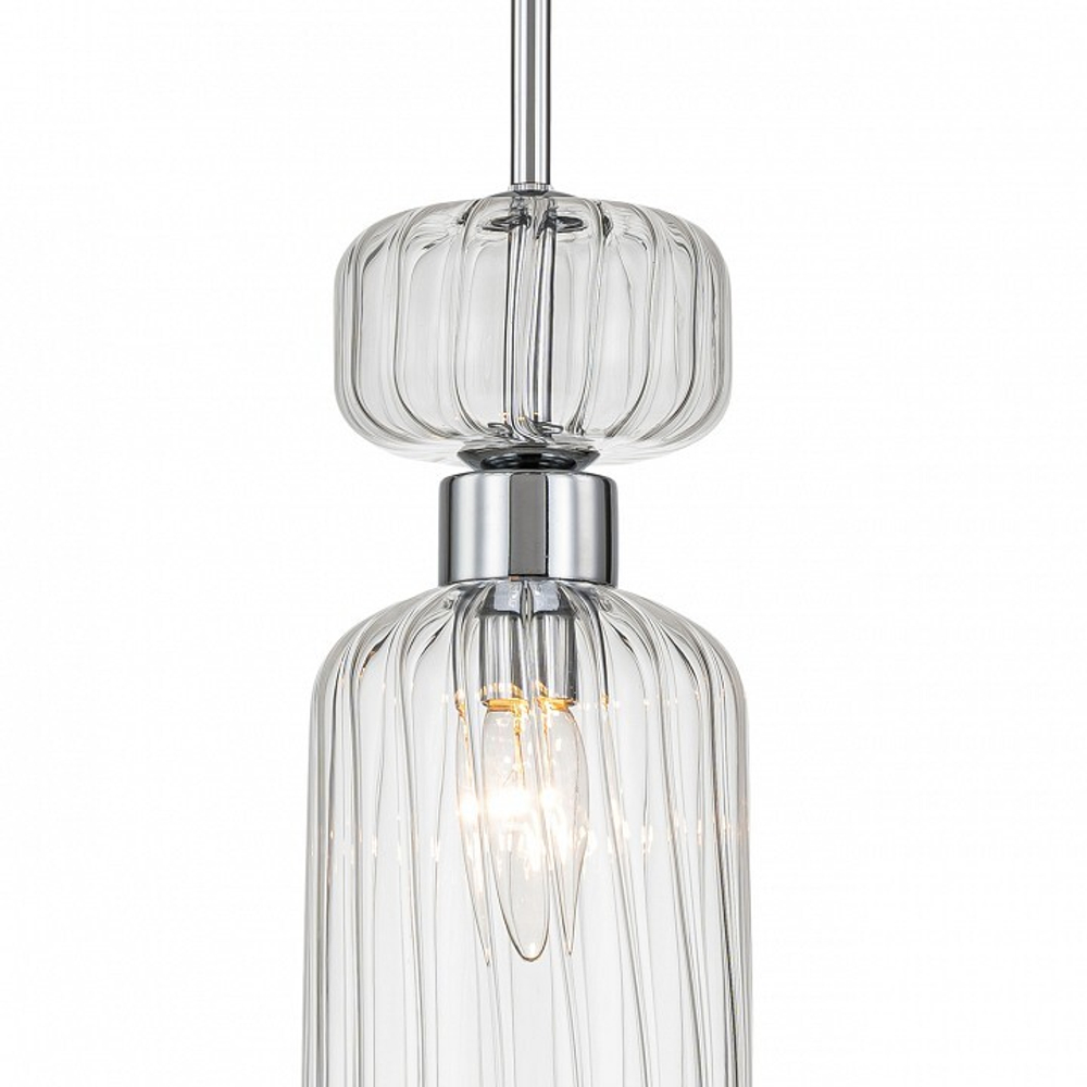 Подвесной светильник Escada Gloss 1141/1S Chrome/Clear