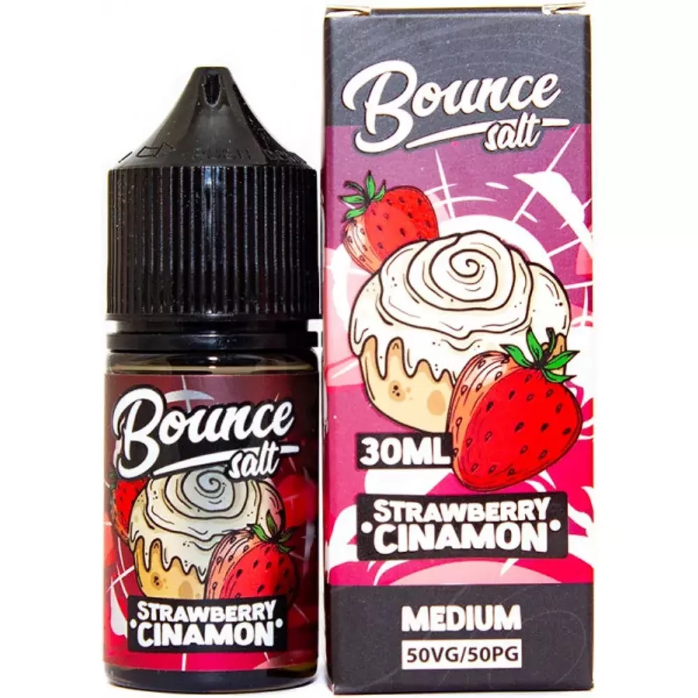 Bounce Salt - Клубничный Синнабон (5% nic)