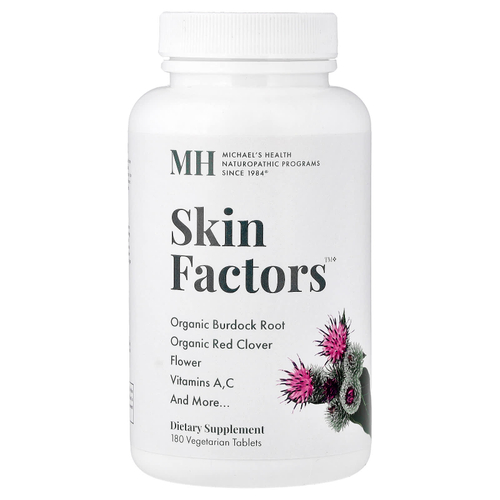 Michael's Health, Skin Factors, 180 вегетарианских таблеток