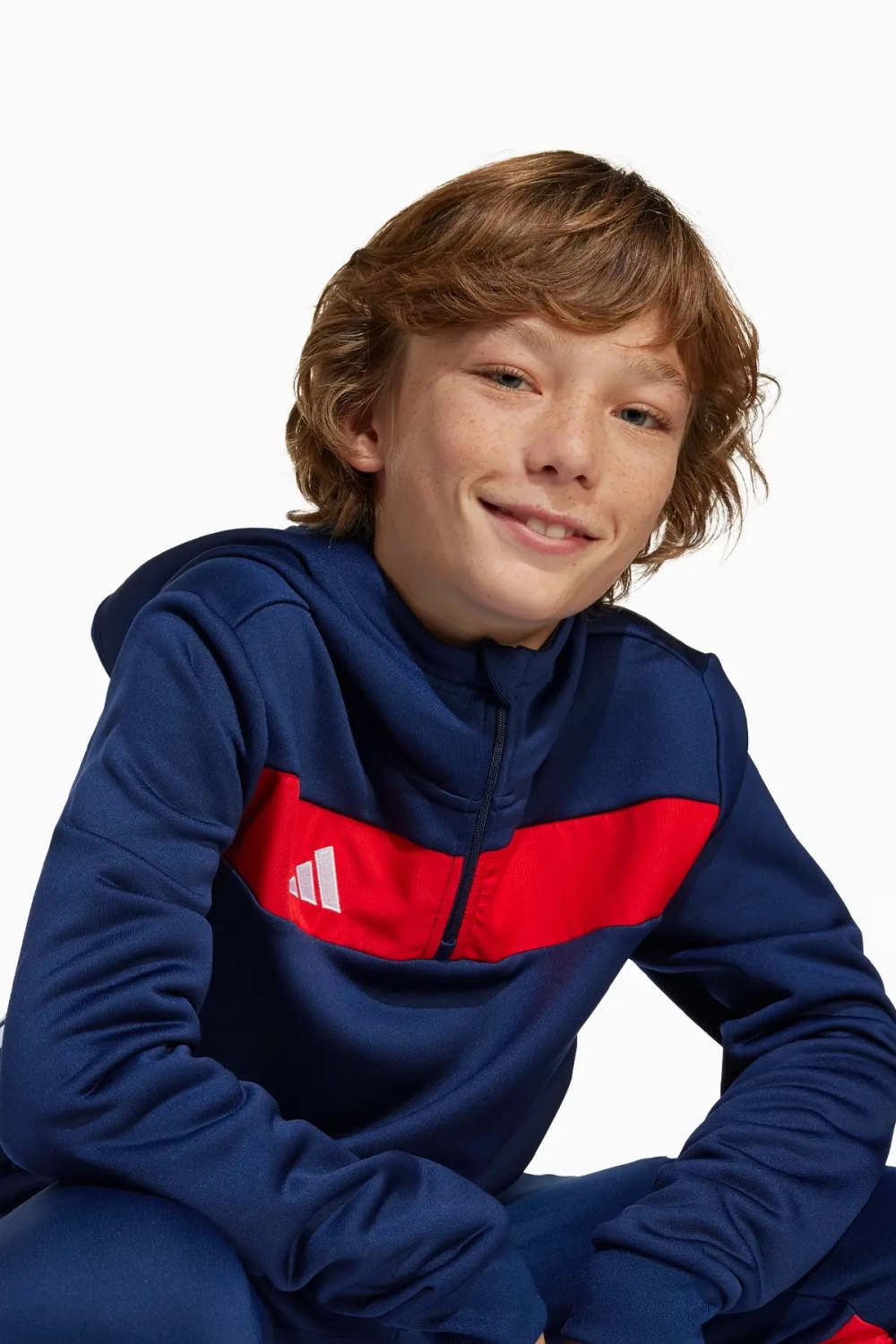 Кофта adidas Tiro 25 Essentials Sweat Junior - темно-синий