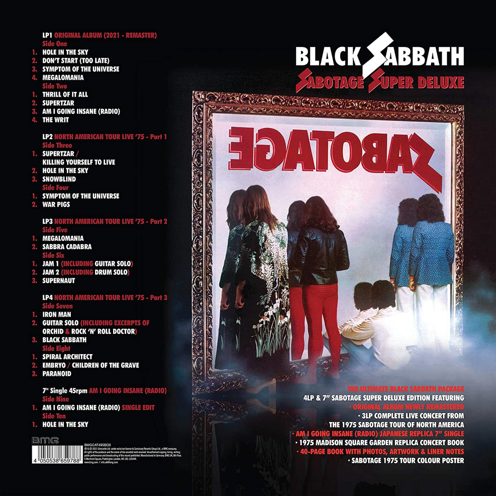 Black Sabbath — Sabotage Super Deluxe (LP)