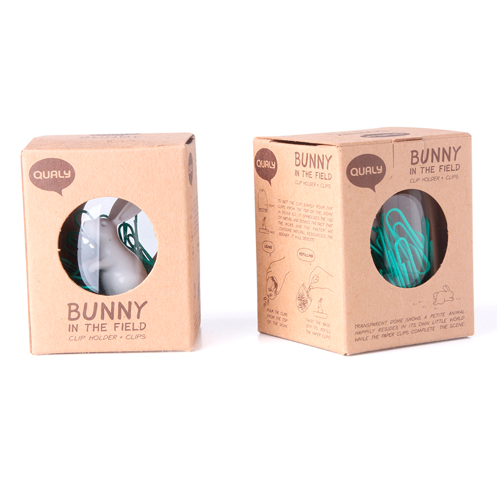 Держатель для скрепок Qualy Bunny in the field