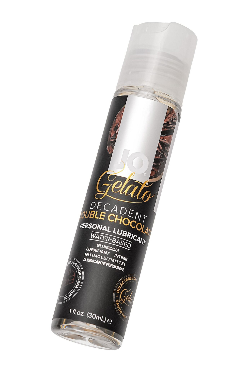 Лубрикант с ароматом шоколада JO GELATO DECADENT DOUBLE CHOCOLATE - 30 мл.