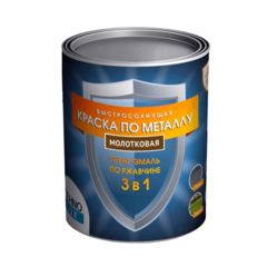 Грунт-эмаль по ржавчине 3 в 1 быстросохнущая гладкая TehnoLux / Технолюкс