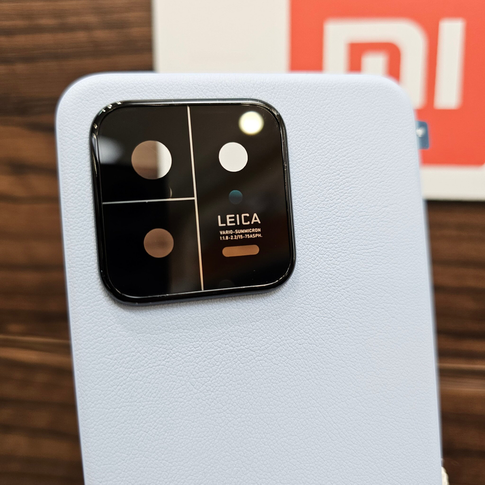 Крышка для Xiaomi 13 - оригинальная задняя пластиковая панель (голубого цвета)