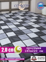 Простыня 2х спальная 180х215 см 100% хлопок