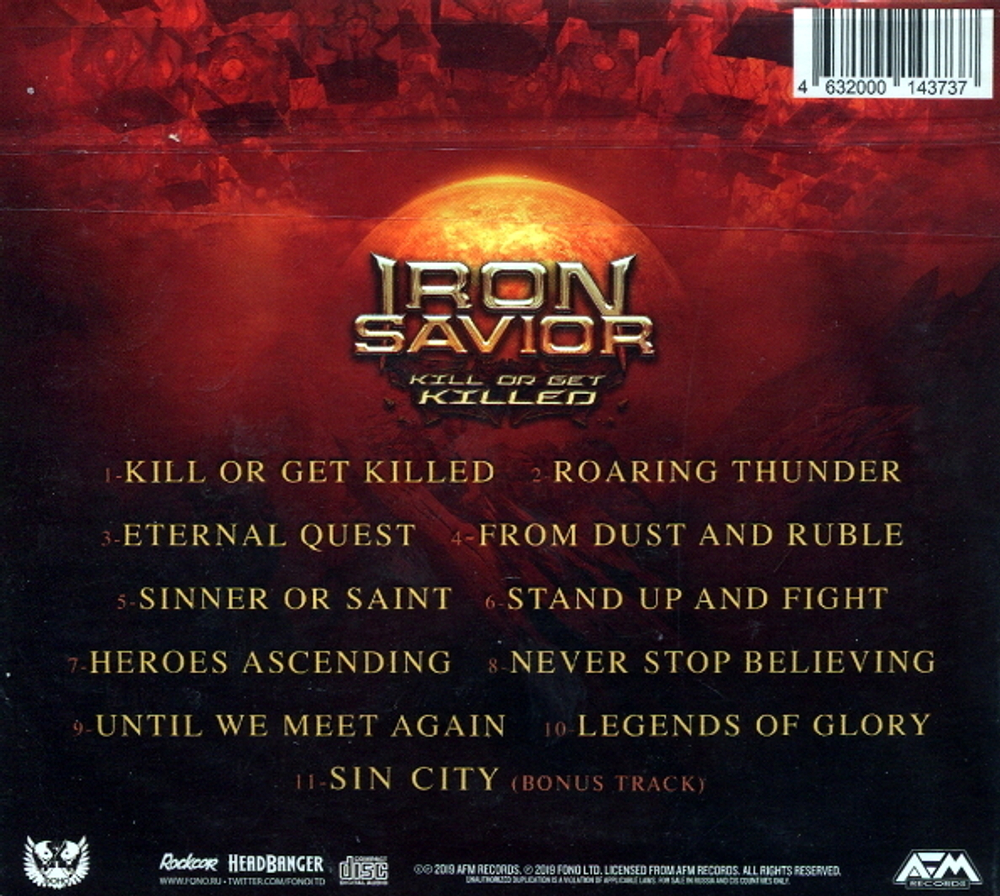Iron Savior / Kill Or Get Killed (RU)(CD)