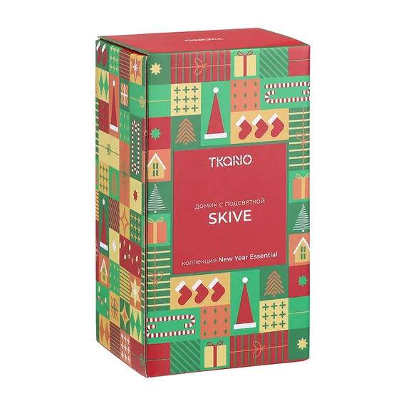 Домик с подсветкой skive из коллекции new year essential