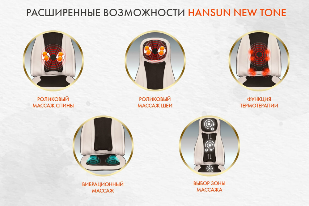 Массажная накидка Hansun NEW Tone HS8009