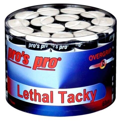 Теннисные намотки Pro's Pro Lethal Tacky 60P - white