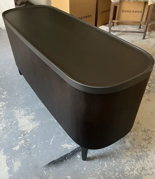 Комод с 3 ящиками Gentleman, 150х69 см, черный шпон дуба