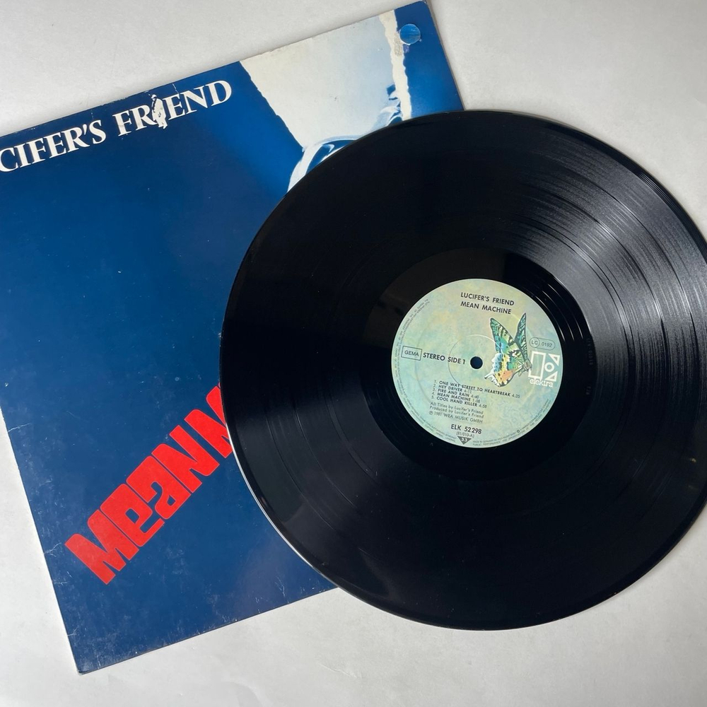 Винтажная виниловая пластинка LP Lucifer's Friend Mean Machine (Германия 1981)