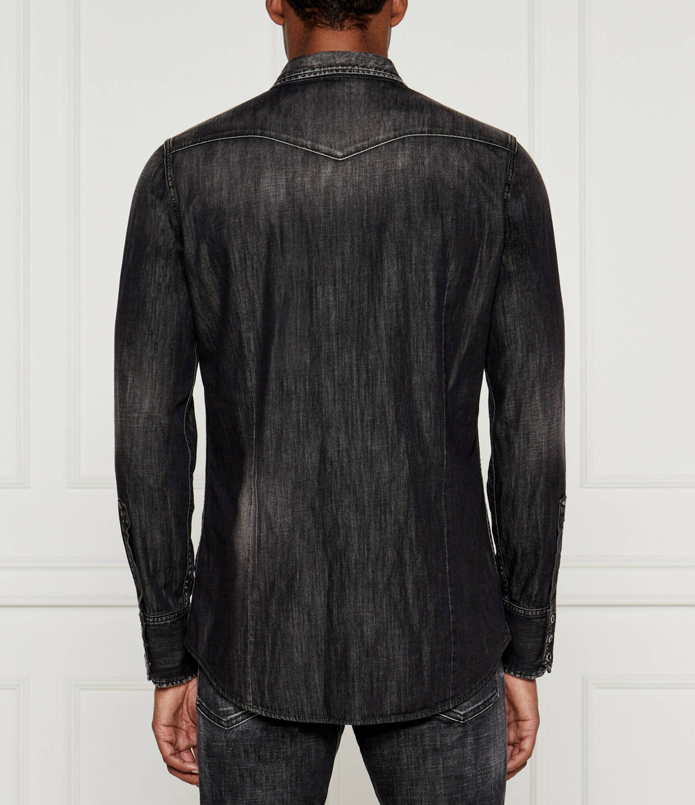 Джинсовая рубашка Classic Western Dsquared2 - черный(S74DM0848 S30826)