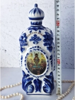 Графин штоф Иконы Гжель