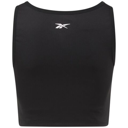 Топ теннисный Reebok Studio Ruched Cropped Tank Top W - black