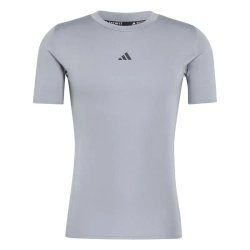 Мужская теннисная футболка Adidas Techfit Compression Training - grey