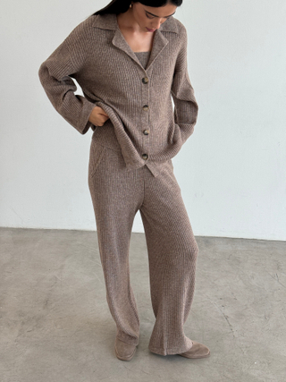 Брюки SORAYA, бежевый меланж