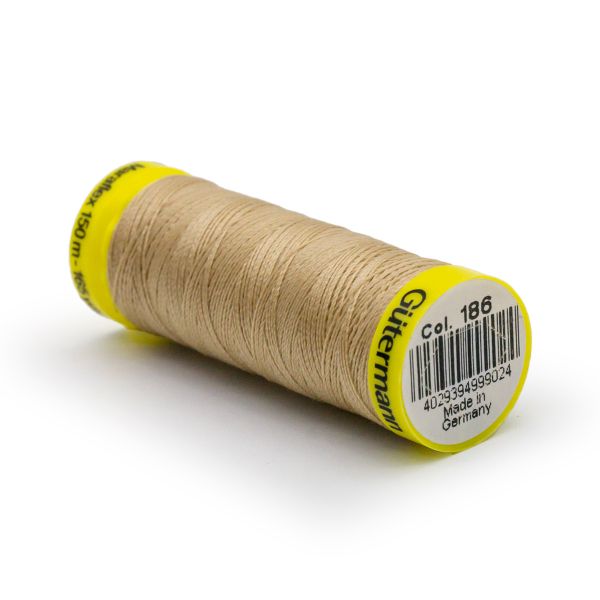 Нитки для трикотажа Gutermann Maraflex 120 (150 метров), 5 кат. | 186 крем-брюле