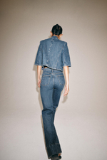 ДЖИНСЫ FLARE С ВЫСОКОЙ ПОСАДКОЙ — ZW COLLECTION — ZARA