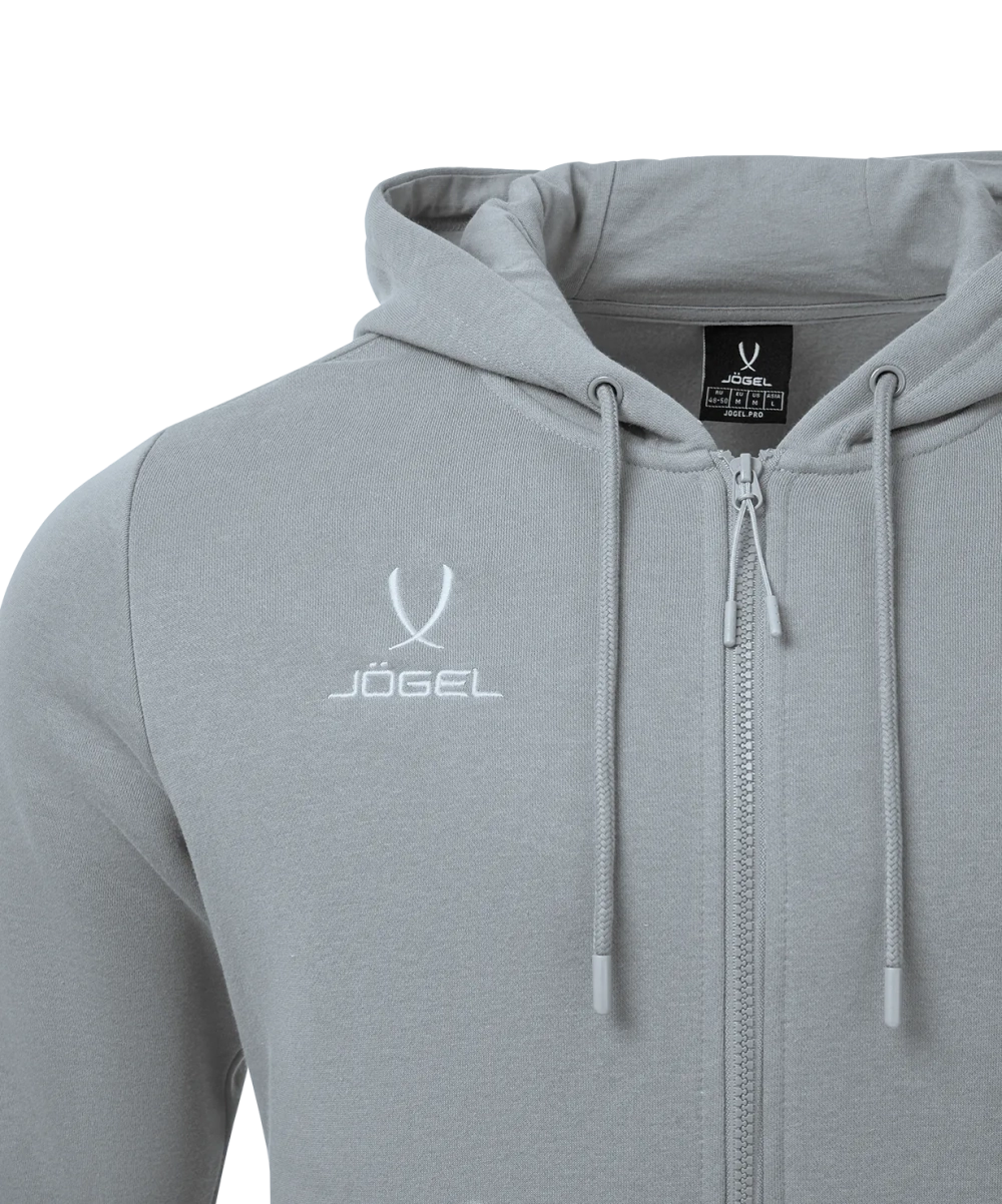 Худи JÖGEL ESSENTIAL Fleece Zip Hoodie, серый