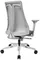 Офисное кресло Air-Chair серый пластик, база хром