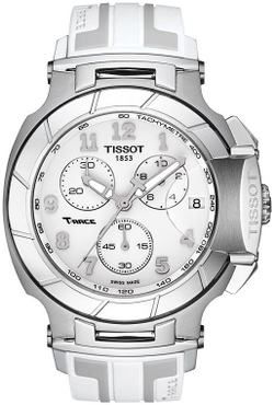 Мужские наручные кварцевые часы Tissot T-Race Chronograph
 T0484171701200