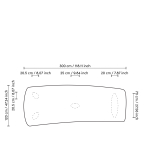 Обеденный стол Dining Table Bergman L арт.117568