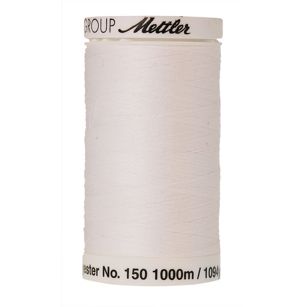 Нитки для тонких тканей Mettler Bobbinette (1000 м), 5 кат. | цв. 2000 белый
