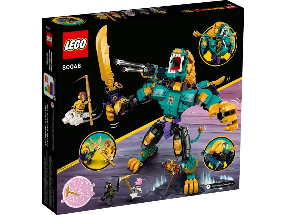 Конструктор LEGO Monkie Kid 80048 Могучий Лазурный Лев