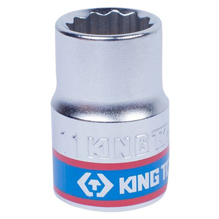 Цена на KING TONY (333011M) Головка торцевая стандартная двенадцатигранная 3/8", 11 мм