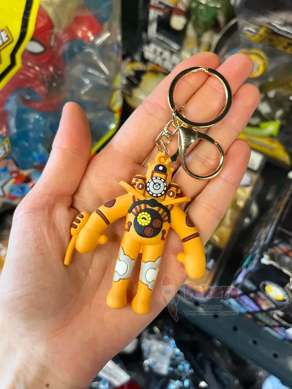Игрушка фигурка брелок Титан Клок Мен Скибиди Туалет Клокмен